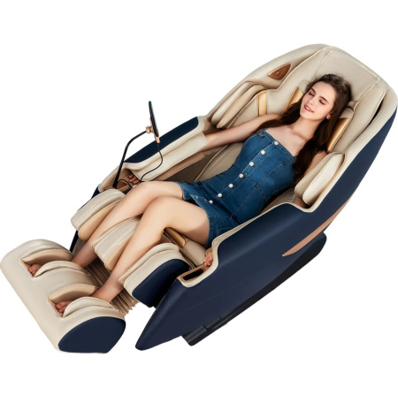 Массажное кресло iMassage Hybrid Blue/Beige Массажное кресло iMassage Hybrid Blue/Beige