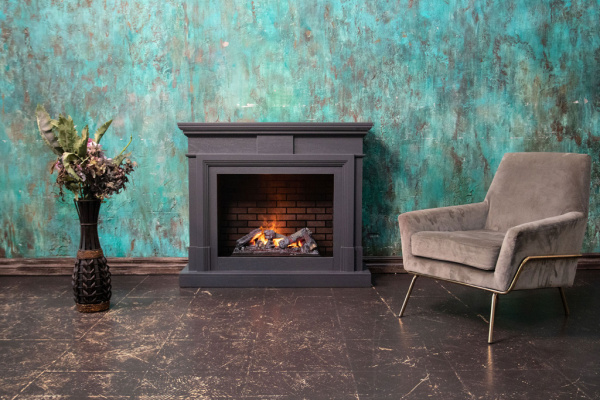 Каминокомплект Coventry Graphite Grey - Серый графит с очагом Symphony 26'' DF2608-INT